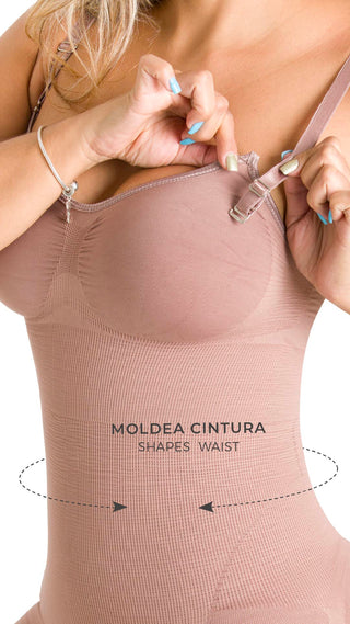 Faja Enterizo Short Seamless 5F354ESH - Negro