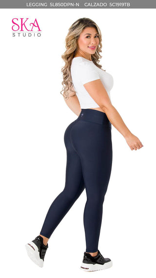 Leggings Levanta Cola Ska 5L850DPN-N - Azul Oscuro