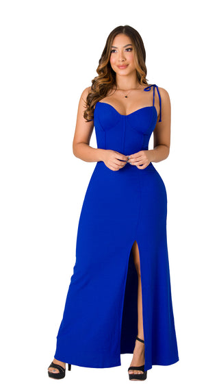 Vestido Maxi 7V6299MX - Azul