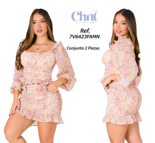 Conjunto Falda 7V6423FAMN - Estampado