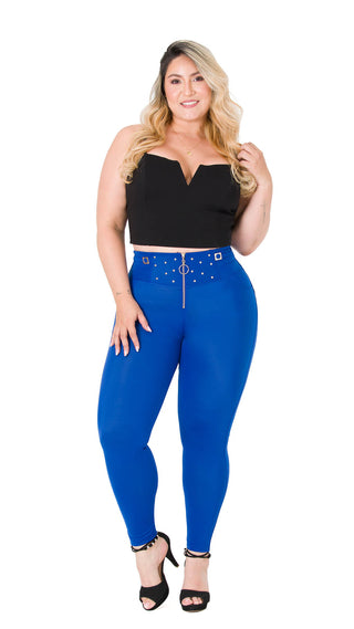 Leggings Levanta Cola Ska 5L808BPCP-N - Azul