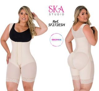 Faja Moldeadora Manga Sisa Y En Short 5F272ESH - Beige