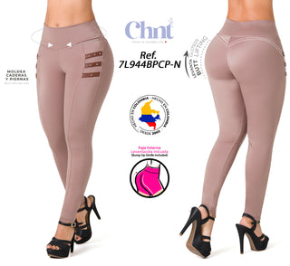 Legging Levantacola Moldeador Chnt 7L944BPCP-N - Camel