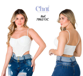 Crop Top 7B6215C - Marfil