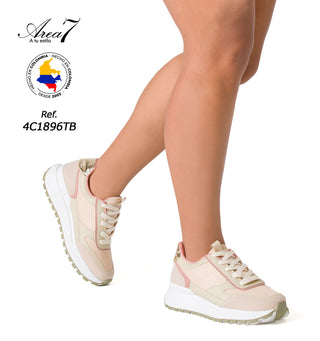 Tenis Casuales 4C1896TB - Beige