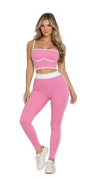 Conjunto Legging 5L6965LMX - Rosado