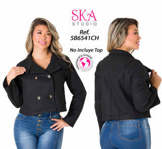 Chaqueta Elegante 5B6541CH - Negro