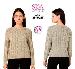 Sueter Cuello Redondo 5B7002S - Camel