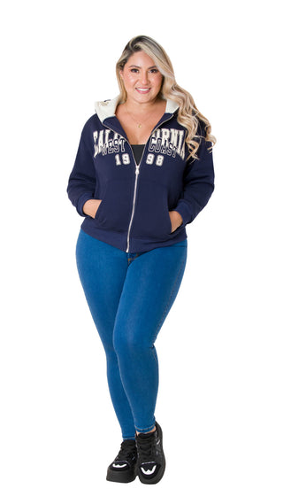 Sueter con cierre 5B5945S - Azul