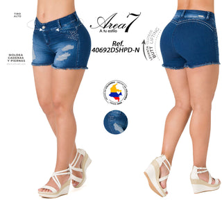 Short Levanta Cola Area7 40692DSHPD-N - Azul Oscuro