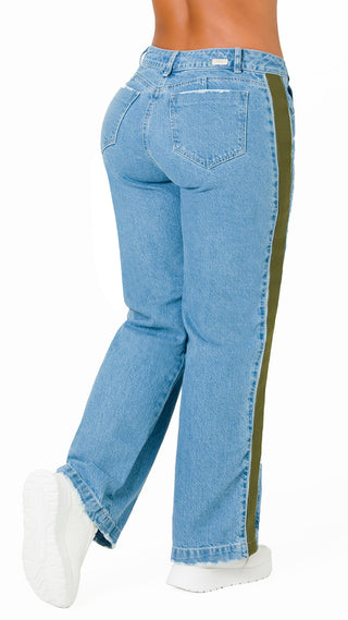 Jeans Rigido 52699PDR-B - Azul Medio