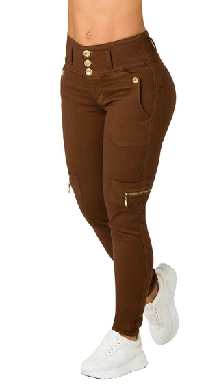 Jeans Levantacola 52726PAP-N - Cafe