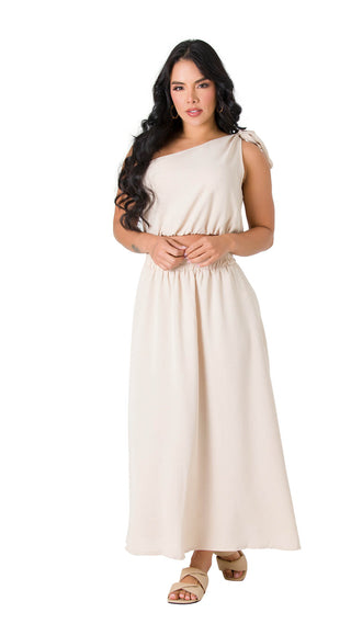 Conjunto Falda Midi 4V6254FAMD - Beige