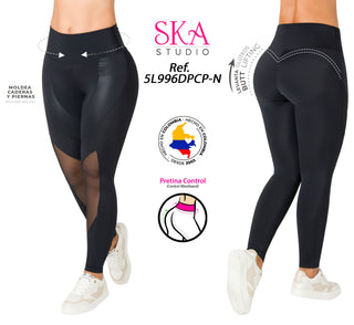 Legging Pretina Control 5L996DPCP-N - Negro