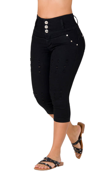 Capris Levanta Cola Sercret Love 21394CAPA-B - Negro