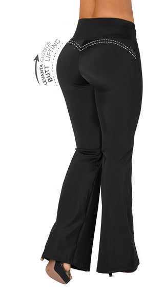 Leggings control abdomen 7L1003BPCC-N - Negro