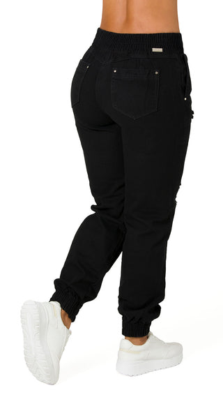 Jeans Rigido 52698DPET-B - Negro