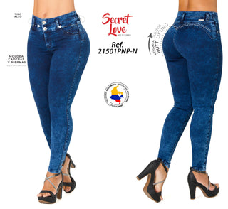Jeans Levantacola 21501PNP-N - Azul Oscuro