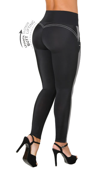 Legging Levantacola 4L892BPCT-N - Negro