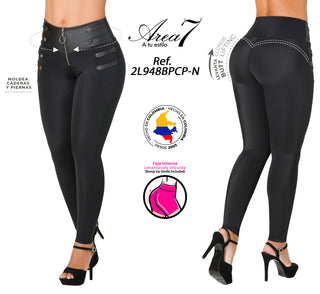 Leggins Levantacola 2L948BPCP-N - Negro