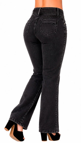 Jeans Bota Recta 52801PAR-B - Gris
