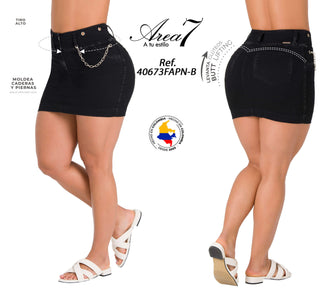 Falda Levanta Cola Area7 40673FAPN-B - Negro