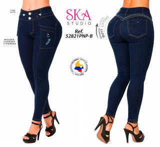 52814PNP-B Jean Levantacola Destroyer Stretch