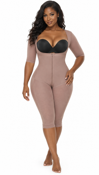 Full Body Mid-Length Shaper with Sleeves 5F238ECA
