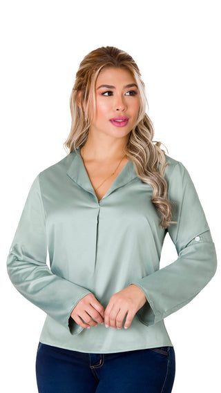 Blusa Manga Larga 5B5666B - Verde