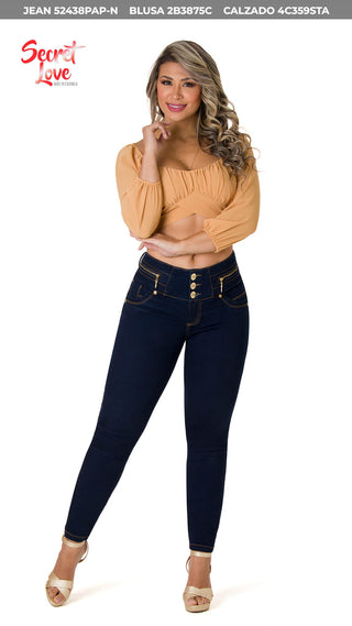 Blusa Manga Larga 2B3875C - Camel