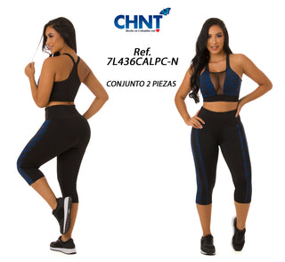 Leggings Pretina Control 7L436CALPC-N - Negro