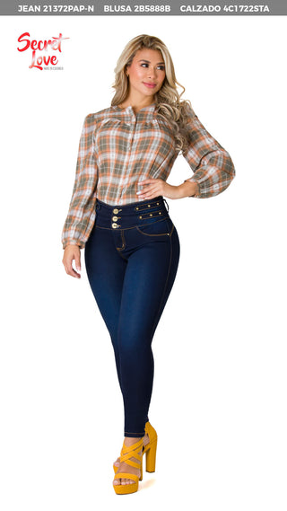 Blusa manga larga 2B5888B - Estampado