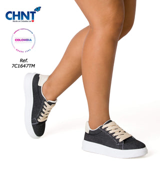 Tenis 7C1647TM - Negro