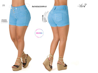 Joelynn Short Levantacola 40563SHPA-B - Azul