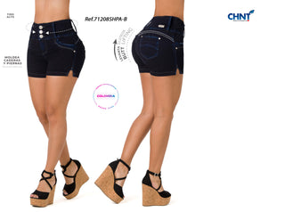 Jeremy Shorts Levantacola Tiro Alto 71208SHPA-B - Petroleo
