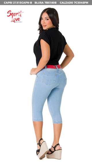 Jonell Capris Levantacola 21315CAPN-B - Azul Claro