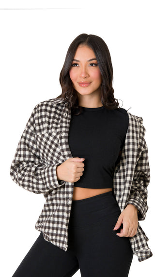 Chaqueta Cuello Camisero 5B5978CH - Estampado