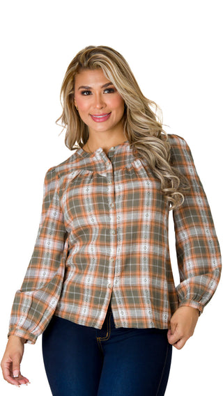 Blusa manga larga 2B5888B - Estampado