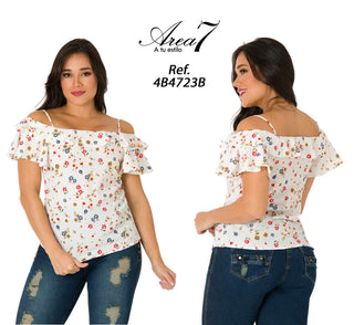 Blusa Manga Corta 4B4723B - Estampado