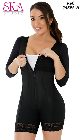 Fajas Colombianas Compresion Media 248FA-N - Negro