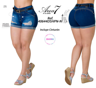 Short Levanta Cola Area7 40644DSHPN-N - Azul Oscuro