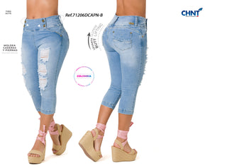 Jere Capri Levantacola Tiro Alto 71206DCAPN-B - Azul Claro