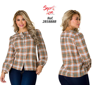 Blusa manga larga 2B5888B - Estampado