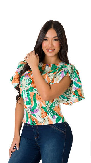Blusa Estampada 7B5261B - Estampado
