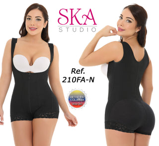 Fajas Colombianas Compresion Media 210FA-N - Negro