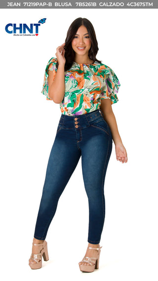 Blusa Estampada 7B5261B - Estampado