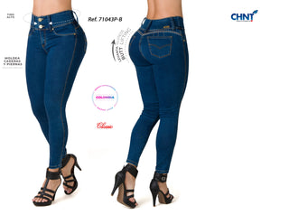 Gloria Jeans Levantacola Bota Skinny 71043P-B - Azul Medio