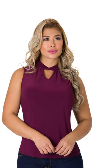 Blusa Sin Mangas 5B5688B - Vinotinto
