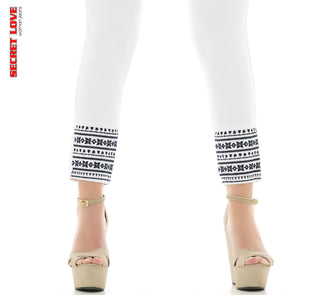 Basia Jeans Levantacola Bota Tobillero 20483PNT-B - Blanco