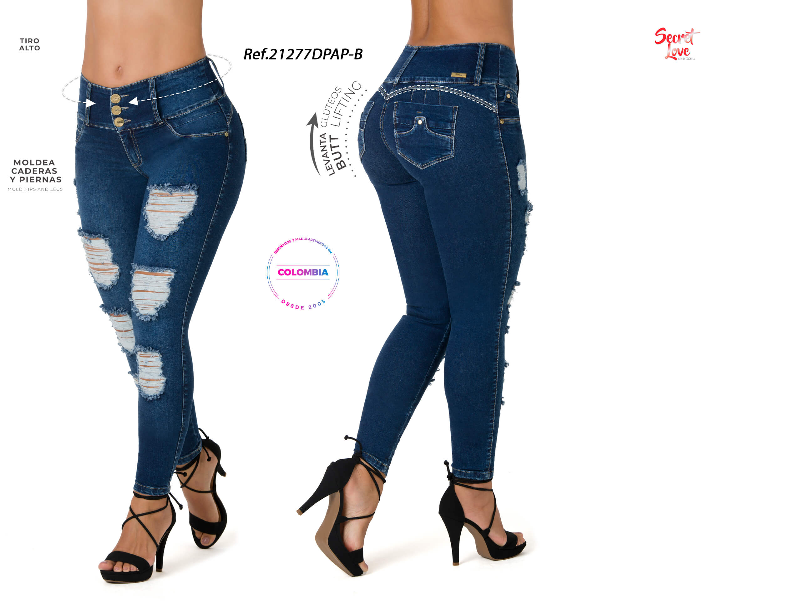 Jessy Destroyer Jeans 21277DPAP-B – Ska Studio Usa